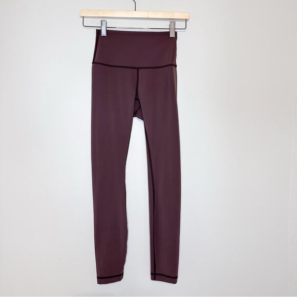 Lululemon Wunder Under High-Rise Tight 25" *Full-On Luxtreme in Cherry Cola - Picture 1 of 6